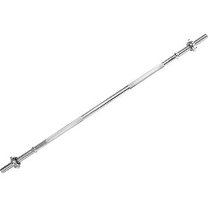 Halterstang - Barbell - Halterstang 30 mm - Spinlock kragen - 140 cm - Verchroomd staal