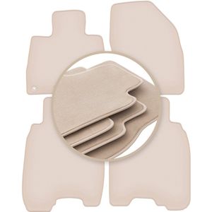 PREMIUM beige vloermatten voor: Honda Civic VIII hatchback 2006-2012