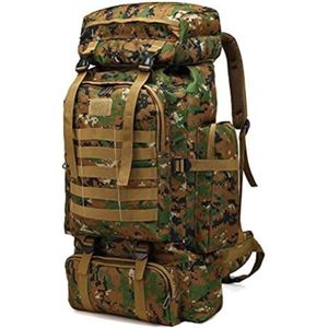 Militaire rugzak - Leger rugzak - Tactical backpack - Leger backpack - Leger tas - 34 x 17 x 72 cm - Jungle-camouflage