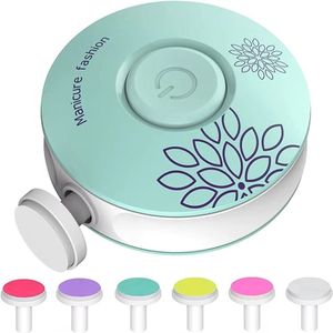 GadgetKing - Baby Elektrische Nagelvijl - Fluisterstil - Met 6 Opzetstukken - Geschikt voor Baby’s & Volwassenen - Veilig & Zacht - Manicure Set – GROEN
