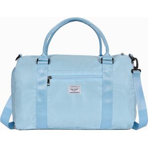 TAN.TOMI Reistas - Weekendtas - 35liter Handbagage tas - 46 x 28 x 26cm - Met Schoenenvak en Afneembare Schouderband - Blauw