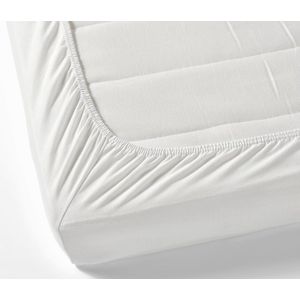 White fitted sheet for Queen size Bed- 160 x 200 cm