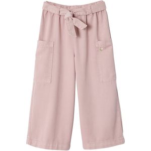 Vertbaudet Wijde driekwartsbroek in Tencel® voor meisjes
