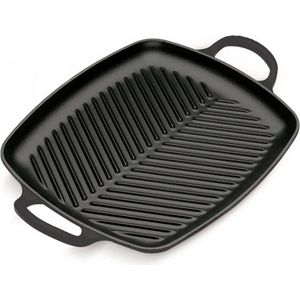 Le Creuset Grillplaat Signature - Mat Zwart - 30 x 27 cm