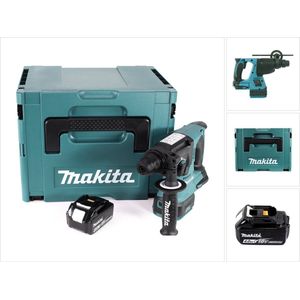 Makita DHR 242 M1J accuklopboormachine 18V 2.0J SDS-plus Brushless + 1x oplaadbare accu 4.0Ah + Makpac - zonder oplader