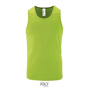 Appel Groene unisex Tanktop Sol's Sporty T maat L