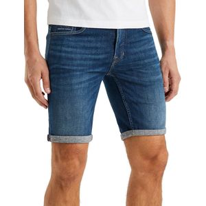 PME Legend Heren Short Broeken NIGHTFLIGHT regular/straight Fit Blauw W 40 Volwassenen