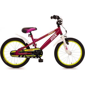 Little Dax Tracy 18 inch purper/wit kinderfiets