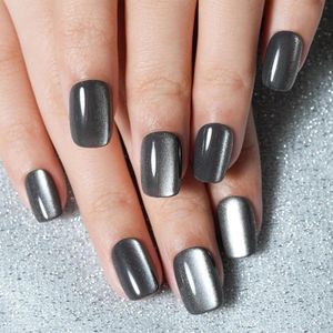 Elegante lijm op press-on kunstnagels - 24 stuks in 12 maten voor salonkwaliteit - snel en duurzaam .