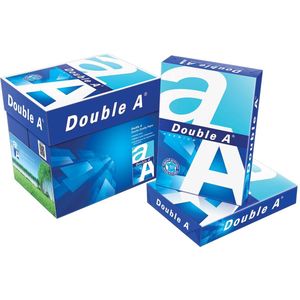 Double A Premium printpapier ft A4, 80 g - 2500 vellen (Doos met 5 pakken van 500 vel)