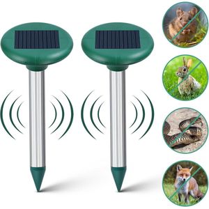 Mollenverjager - Mollenverjager op Zonne Energie - Solar Mollenverjager - Ongedierte Verjager - Mollenbestrijding - Mollenbestrijder - Mollen Verjager