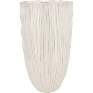 lima vaas long white 21x21x35cm
