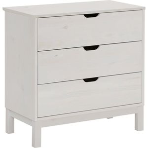 Post|Commode met 4 laden in Pine Wit