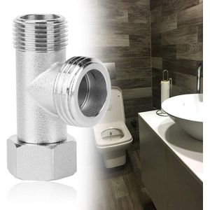 3 Way Connector Valve - Toilet Diverter Adapter - Flush Valve - 2 Inch To 3 Conversor - Set of 2 .