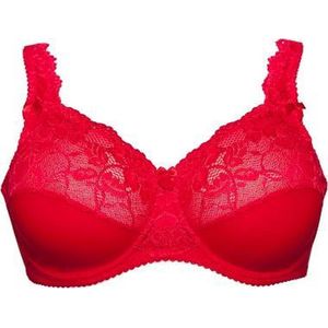 Rood 95F PLAISIR Beate beugel BH grote maat