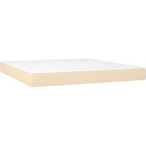 vidaXL-Pocketveringmatras-160x200x20-cm-stof-crèmekleurig