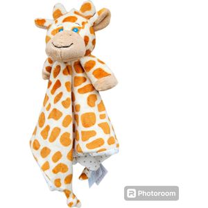 TX Store - Knuffeldoek Giraffe - Giraffe knuffel - Tutteldoek - Slaapdoekje - Baby knuffeldoekje - Knuffel - Meisje - Jongen - Baby Knuffel - 35x35cm