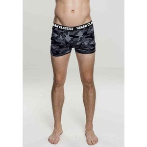 Urban Classics - Camo 2-Pack Boxershorts set - Camouflage - S - Zwart/Zwart