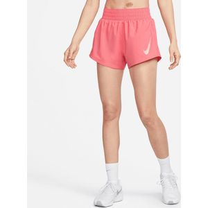 Nike W NK SWOOSH SHORT VENEER VERS Dames Sportbroek - Roze - Maat L