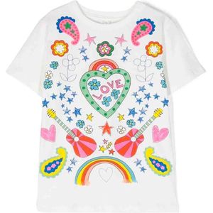 Stella McCartney - T-Shirt - Ivory - Maat 152