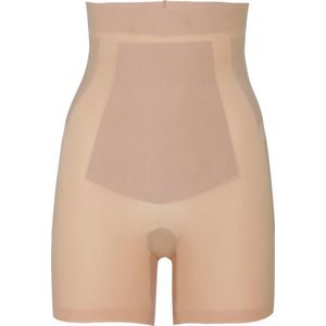 Maidenform Power Players High Waist Girlshort Firm Control Vrouwen Onderbroek - Beige - Maat M