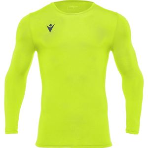 Macron Holly Tech Underwear Shirt Lange Mouw Heren - Fluogeel | Maat: L/XL