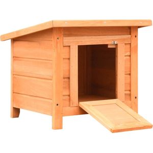 vidaXL-Kattenhuis-50x46x43,5-cm-massief-grenen--en-vurenhout