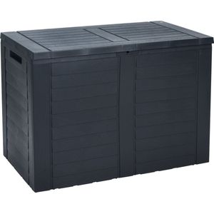 Pro Garden- Opbergbox Kussenbox - Tuinkist 170 liter - Grijs- 75 x 44 x 53 cm