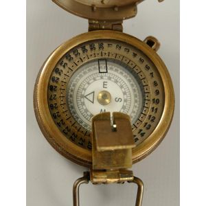 Klassiek kompas - Gepolijst messing - Nautische decoratie - 6 cm hoog