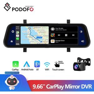 Podofo Dashboard Camera - 4K Carplay - Spiegel Monitor - Android Auto - Navigatie - Parkeermonitor