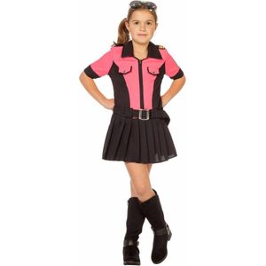 Wilbers & Wilbers - Politie & Detective Kostuum - Razend Roze Politie - Meisje - roze - Maat 164 - Carnavalskleding - Verkleedkleding