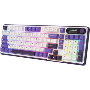 Royal Kludge RKS98 - Mechanisch Gaming Toetsenbord - Draadloos - RGB - Met LCD-scherm