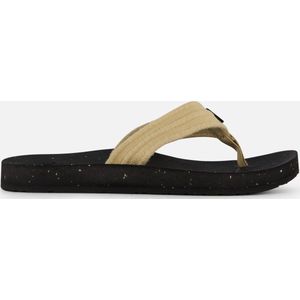 Teva M REFLIP CANVAS Heren Slippers - Zwart/Beige - Maat 43