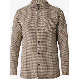 Mexx Light Padded Overshirt - Mannen - Lichtbruin - Maat S