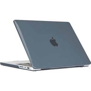 Zwart Transparante Hard Case / Cover | Geschikt voor Apple MacBook Pro 14,2 Inch (2021) | Hard Shell Cover | Geschikt voor de nieuwste modellen M1 Pro / M1 Max - A2442