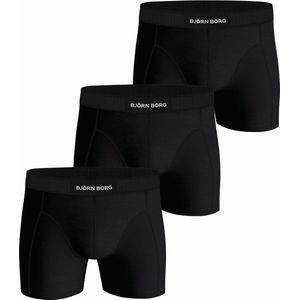 Björn Borg Cotton Stretch boxers - heren boxers normale lengte (3-pack) - multicolor - Maat: S