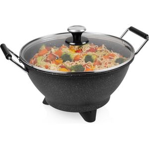 Princess 162389 Stir-fry Wok - Elektrische Wok - 1400 Watt - Antikleeflaag - 250 graden