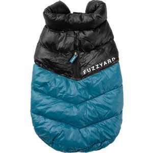 Fuzzyard South Harlem Jacket Marineblauw&Zwart - Hondenkleding - 45 cm