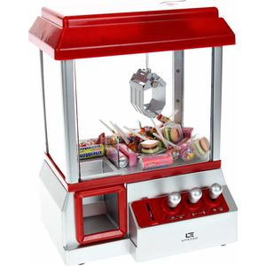 United Entertainment - Candy Grabber Snoepmachine XL - Arcade Grijpmachine spel inclusief muntjes, Met USB en geluidsknop