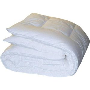 Sleeping Dekbed - White Effen Katoen - B 260 x L 220 cm - Lits-jumeaux extra breed Antihuisstofmijt/Machinewasbaar - 0871-B 260 x L 220 cm