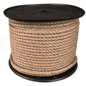 Jute Naturel – 100 meter – 4 mm – Touw - (Raamkoord)