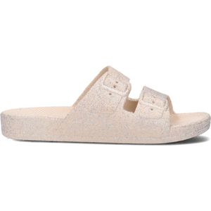 Freedom Moses Fancy Slippers - Meisjes - Glitter Beige- Maat 24/25