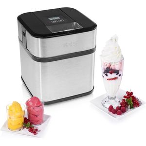 Princess 282605 - IJsmachine - 1.5 liter - Roomijs - Yoghurtijs - Frozen Yoghurt - Sorbetijs - IJsmaker - Compact