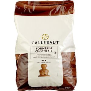 Callebaut Melk Chocolade Callets voor fonteinen 37,8% zak 2,5 kg