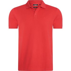 Pierre Cardin - Heren Polo SS Classic Polo - Rood - Maat S