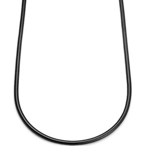 Lucleon - Heren - Roestvrij Staal Schakelketting - Zwart