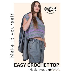 Haakpakket – Easy Crochet Top -Eenvoudige & Stijlvolle Top Haken - wol+alpaca+katoen