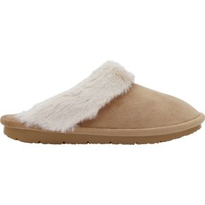 SCHOLL BRIENNE Microfibre+synthetic fur Womens Beige FALSO Slippers - Beige - Maat 36