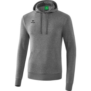 Erima Sweatshirt Met Capuchon Kind Grijs Melange Maat 164