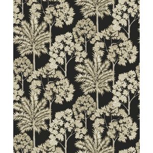 Dutch Wallcoverings - Arcadia- Palm Forest zwart - A71302